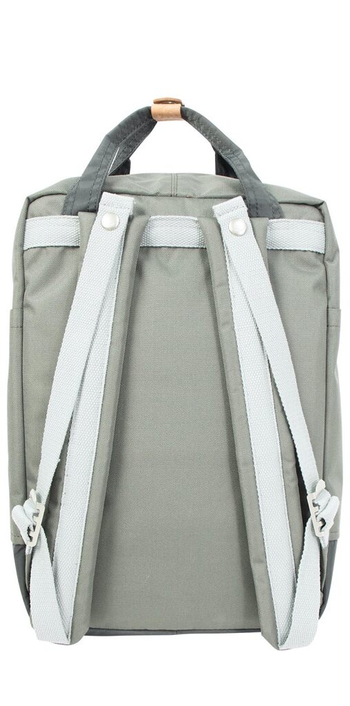 Doughnut Macaroon Euro Series Rucksack - grey x dark grey
