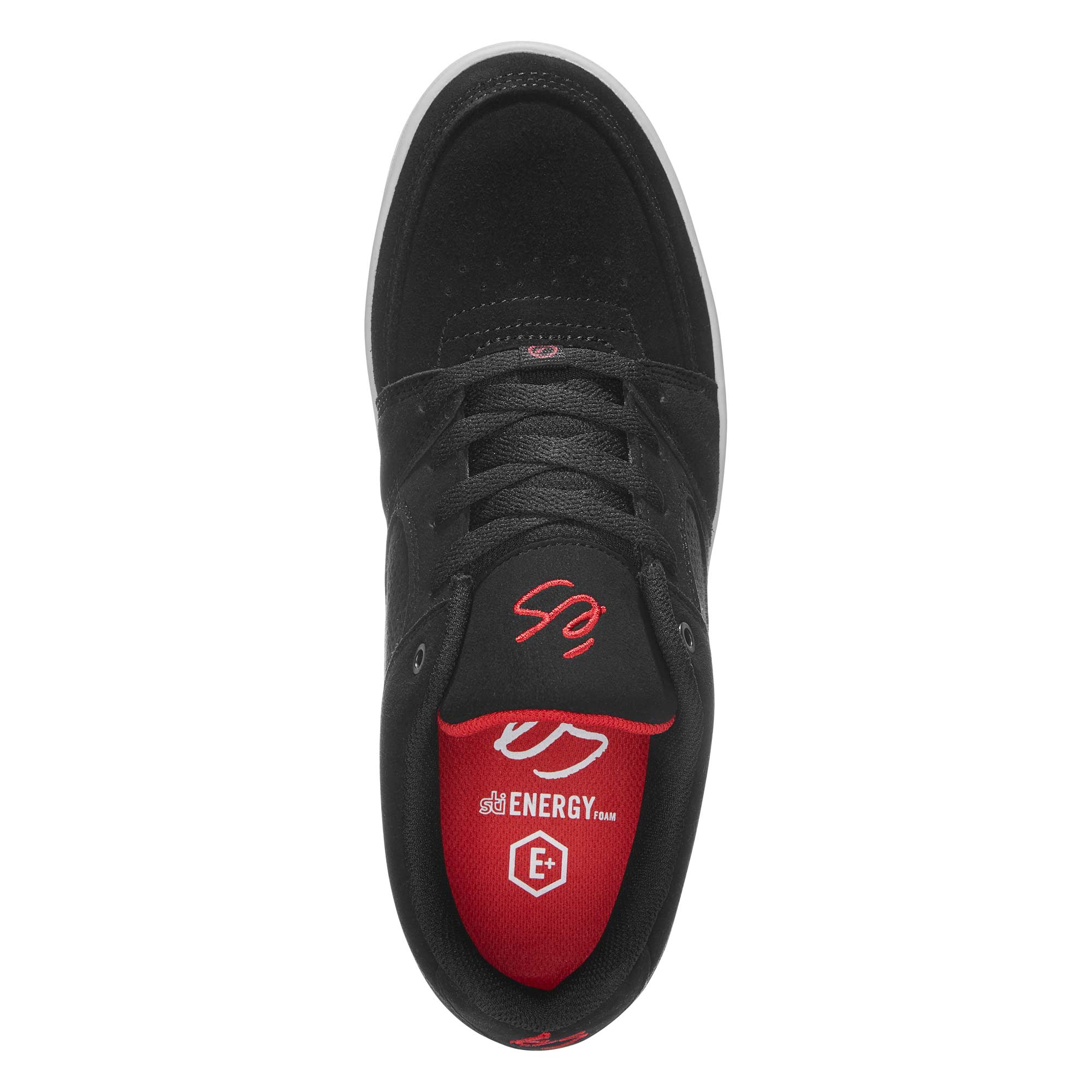 3_essmsho-accsbbred-black-black-red eS SKB Shoe ACCEL SLIM bla/bla/red, black/black/red 7½