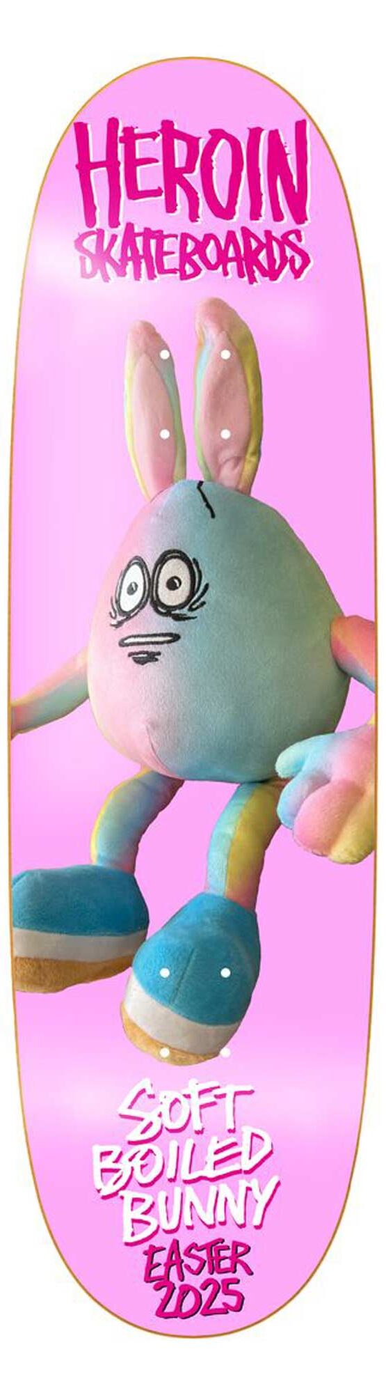 HEROIN Deck SOFT BOILED BUNNY SYM 9.125, pink 9.1