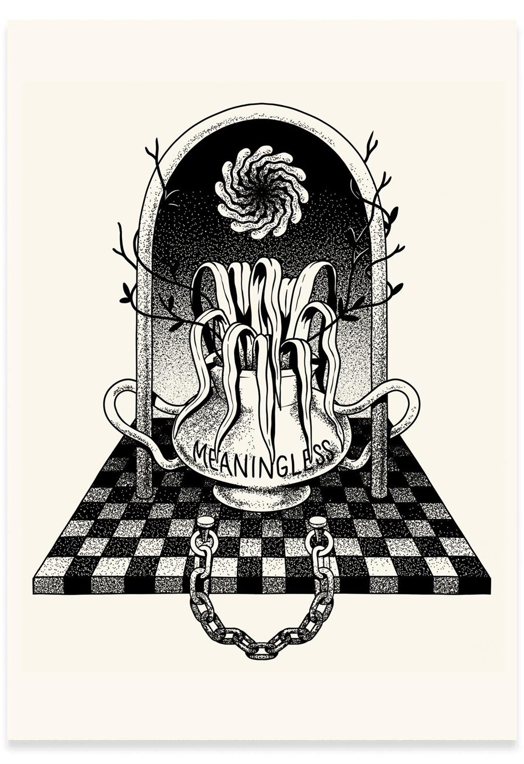 The Dudes Meaningless Unlimited Print - white The Dudes Meaningless Unlimited Print - white