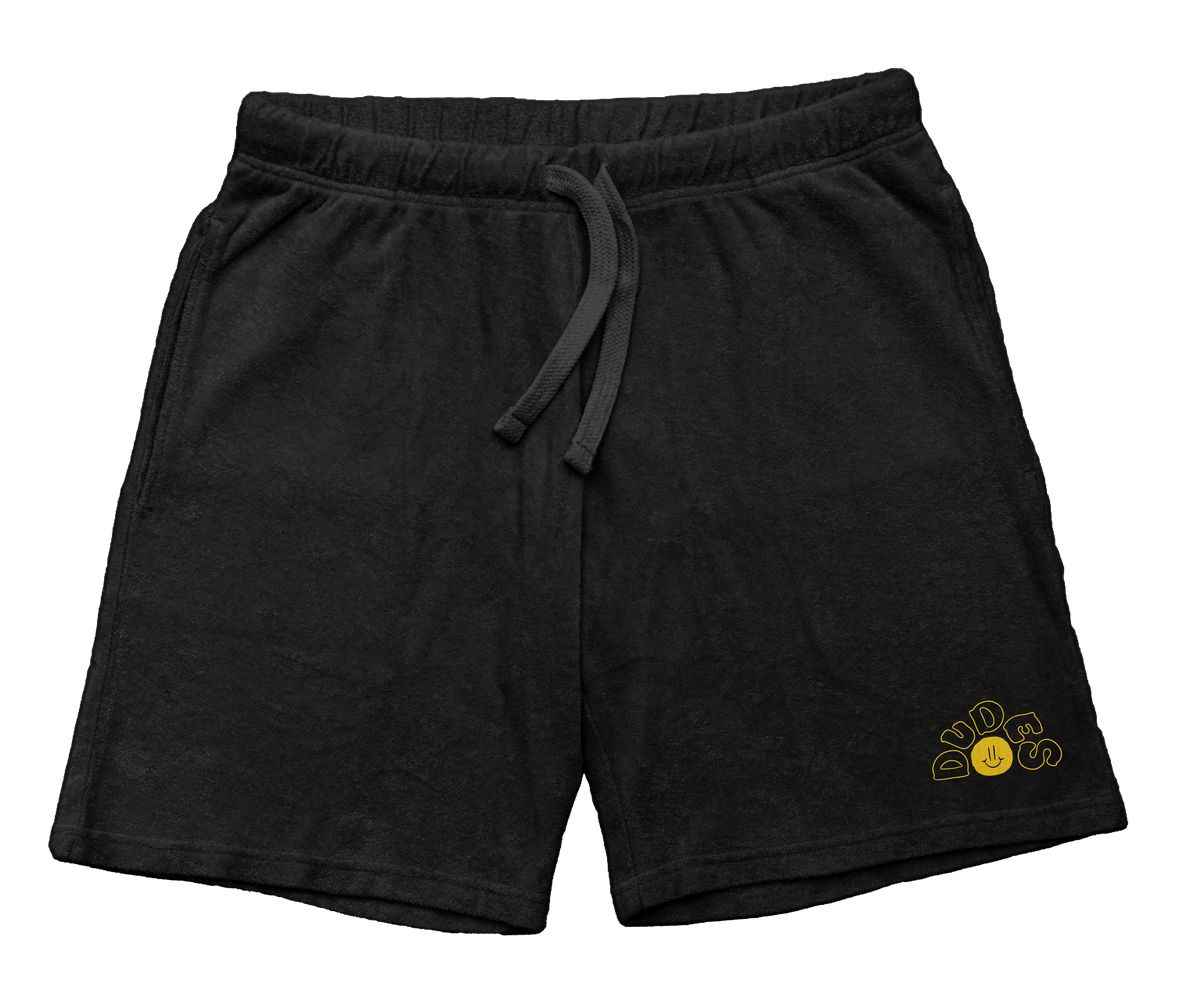 The Dudes Leon Terry Ez Shorts - black The Dudes Leon Terry Ez Shorts - black XXXL