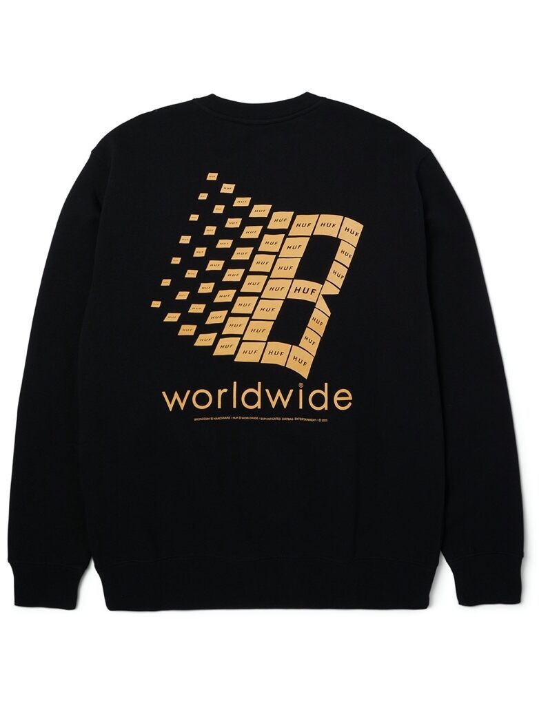 HUF X Bronze Pullover - black
