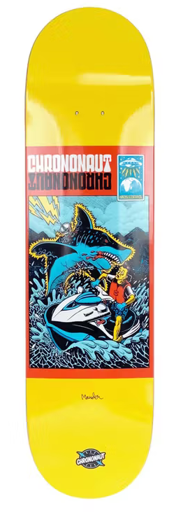 Chrononaut Invasion Chompy Skateboard Deck 8.50 Chrononaut Invasion Chompy Skateboard Deck 8.50