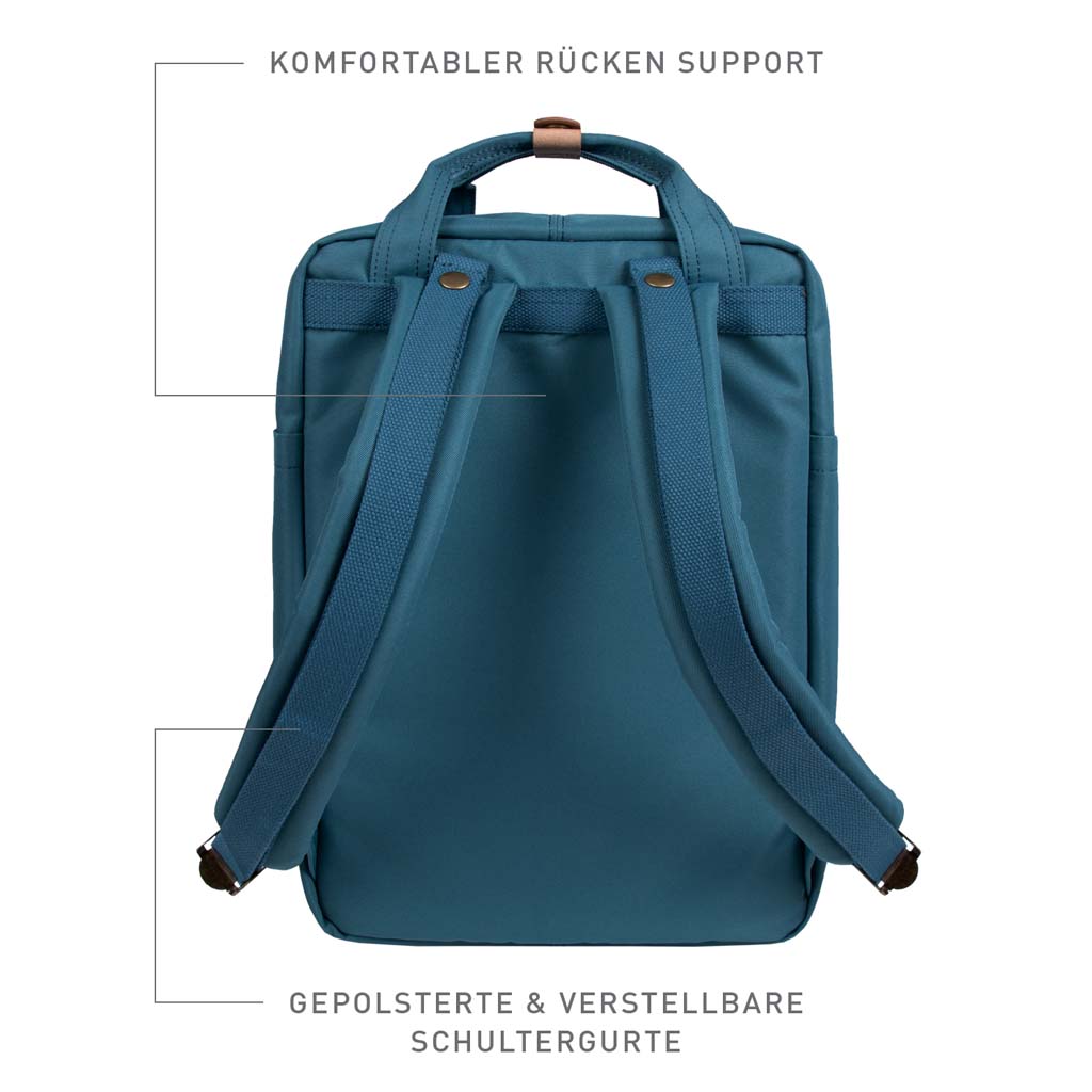 Doughnut Macaroon Reborn Series Rucksack denim