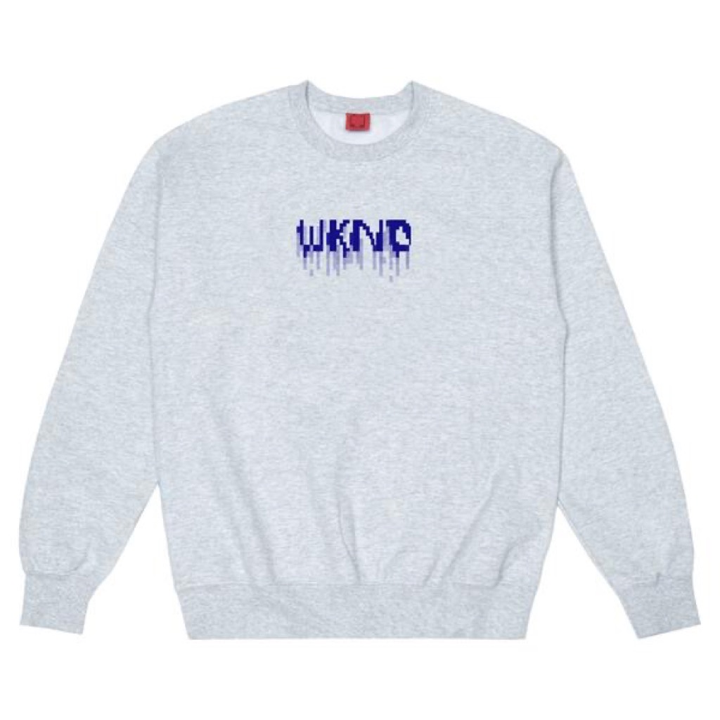WKND Drip Pullover - heather grey WKND Drip Pullover - heather grey XXL
