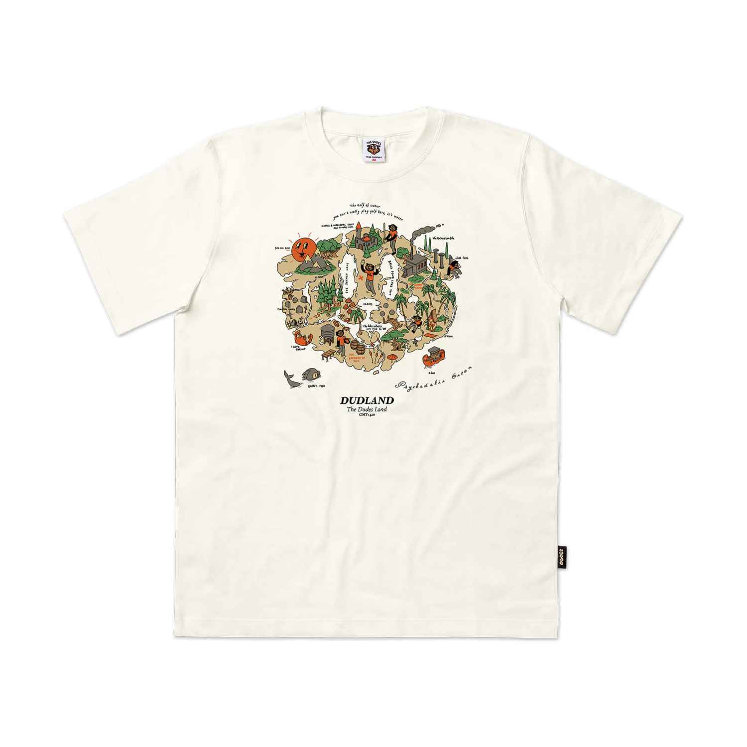 The Dudes Dudland Seasonal T-Shirt - off white S The Dudes Dudland Seasonal T-Shirt - off white XXXL