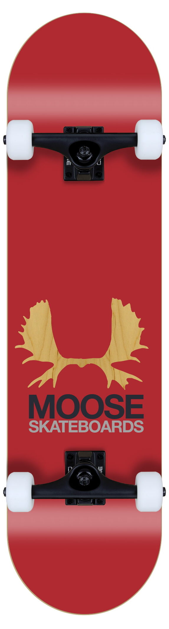 Moose complete Skateboard Antlers red 8.37