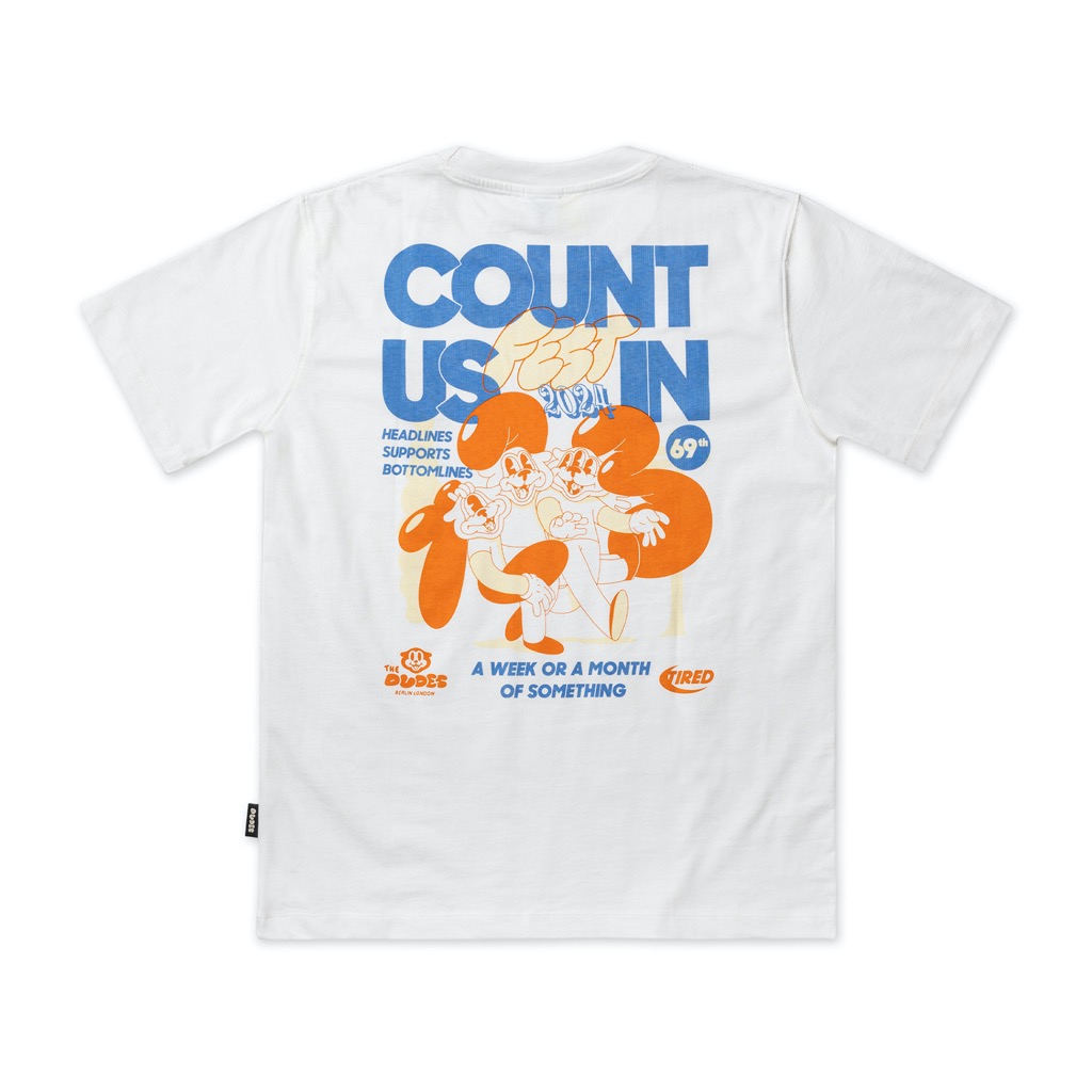 The Dudes Count Us In T-Shirt - off-white The Dudes Count Us In T-Shirt - off-white XXXL