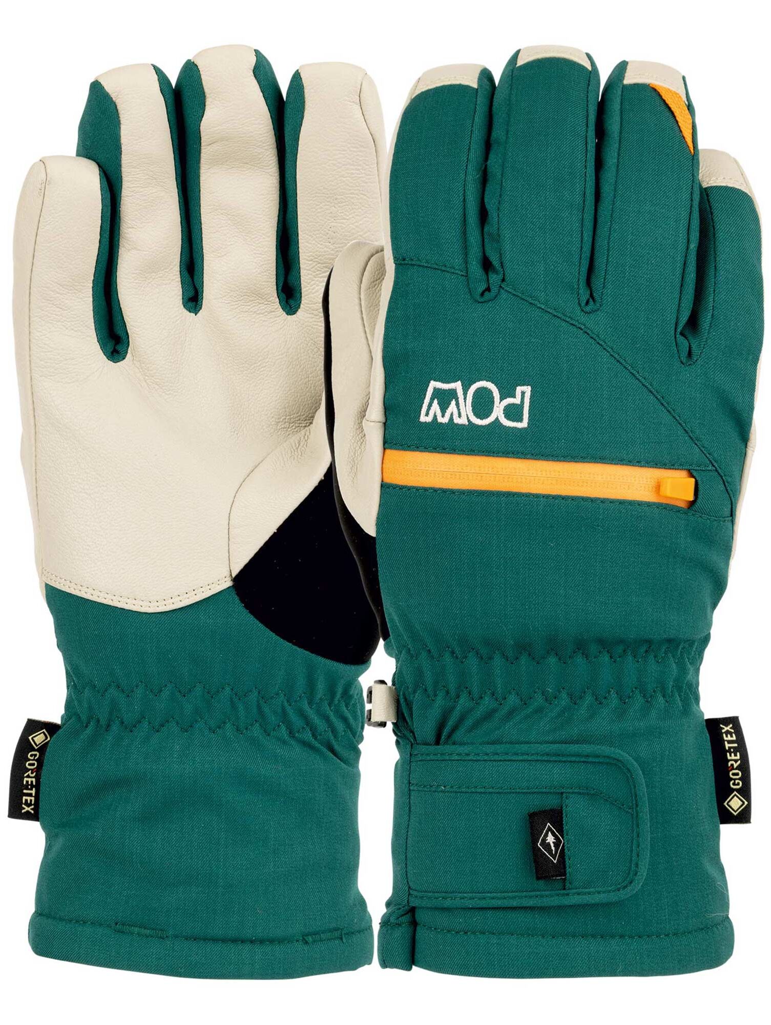 POW Glove WOMEN CASCADIA GTX SHORT GLOVE + COMMON FIT, forest smoke XS (6)