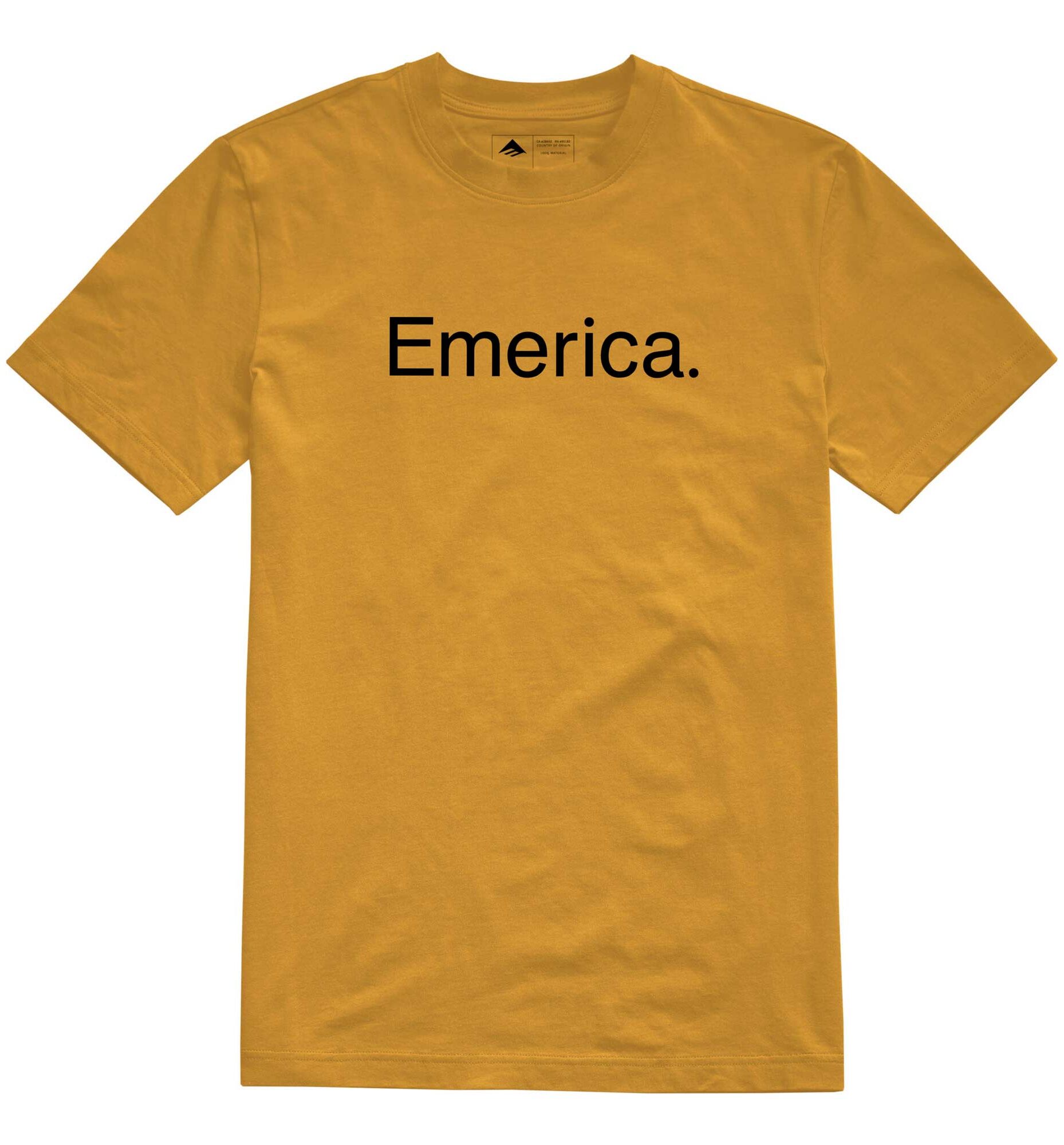EMERICA T-shirt PURE S/S gold EMERICA T-Shirt PURE S/S, gold S