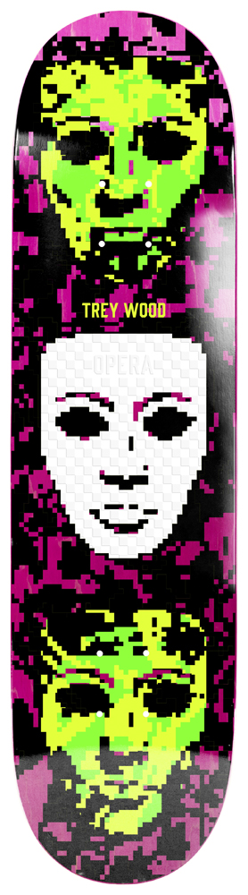 Opera Skateboard Deck Trey Wood Digital