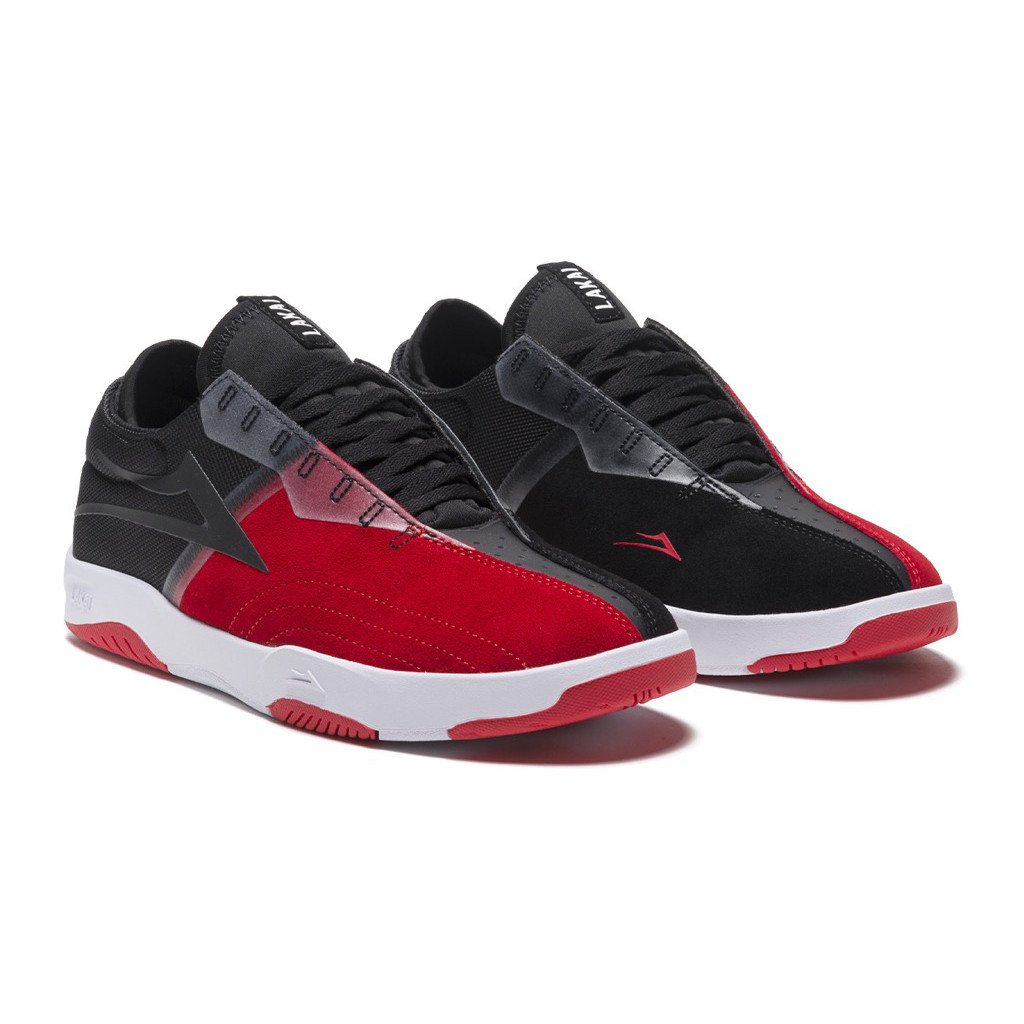 Lakai Mod Schuhe - black red suede US 14