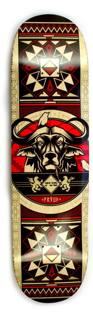 FUA Buffalo red Skateboard Deck FUA Buffalo red Skateboard Deck