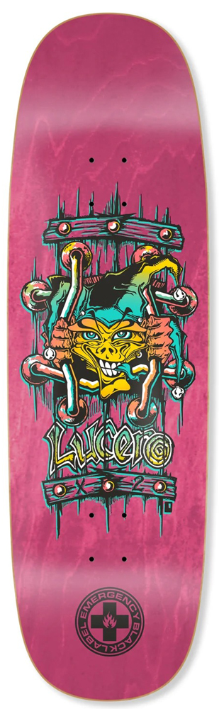 Black-Label Skateboard Deck Lucero X2 9,50