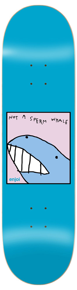 Enjoi Skateboard Deck Team Sperm Whale R7 8,25