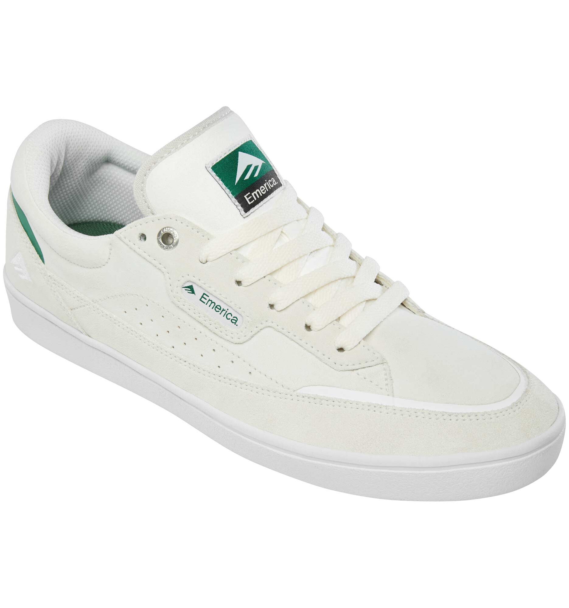 EMERICA Shoe GAMMA whi/gre/gum, white/green/gum 11½