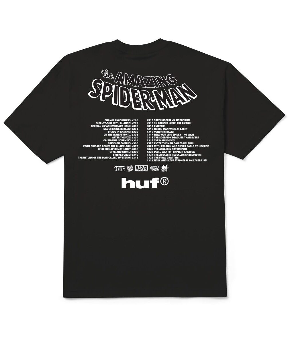 ts02729-black-2 HUF Three Hundred T-Shirt - black