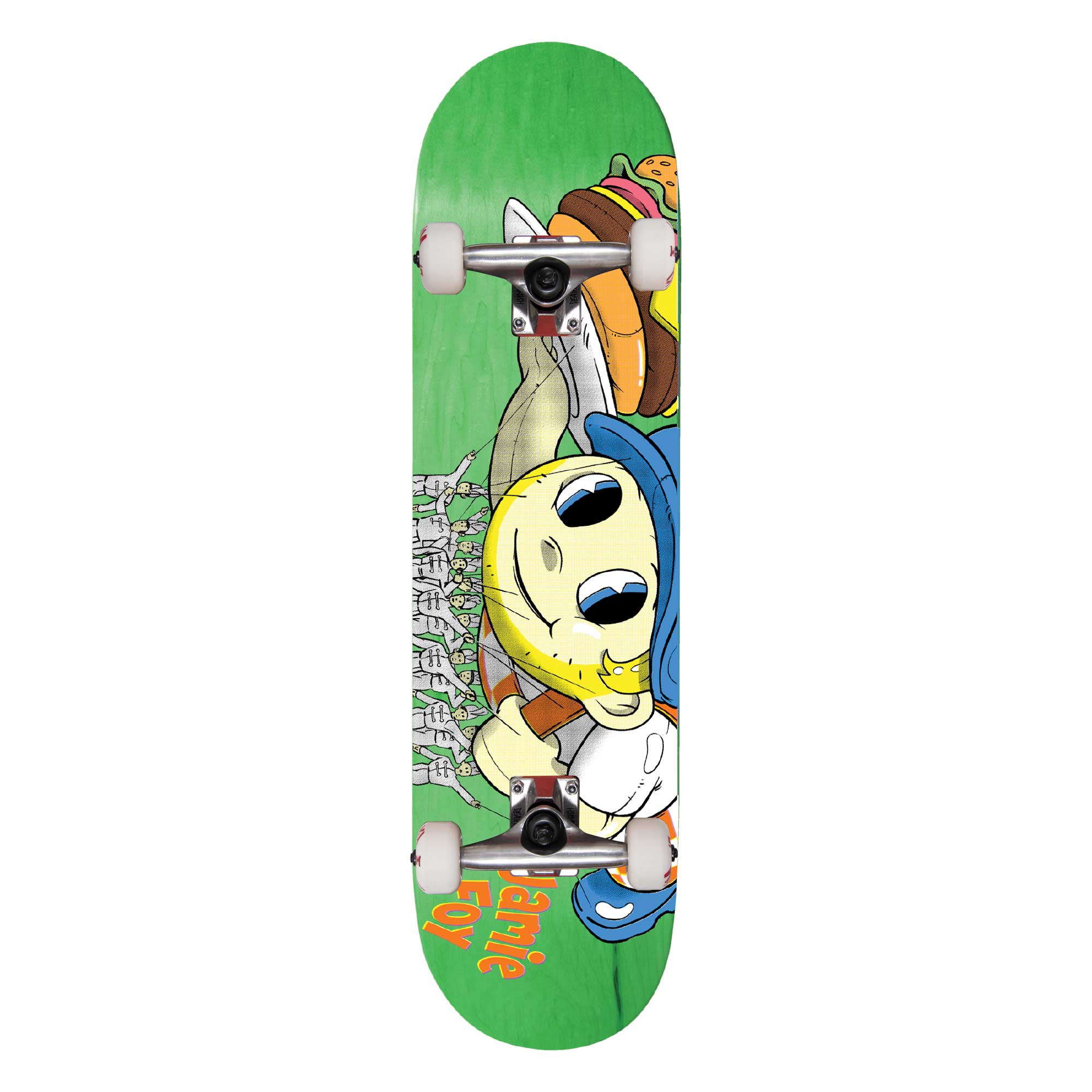 DEATHWISH Complete BIG BOY PARADE JF Skateboard 8.25, green 8.2 DEATHWISH Complete BIG BOY PARADE JF Skateboard 8.25, green 8.2