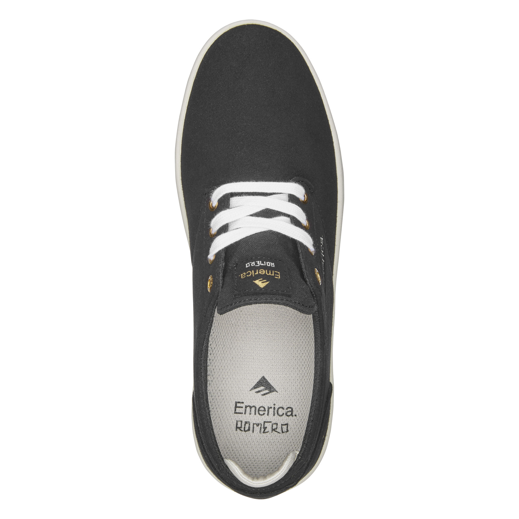 EMERICA Shoe THE ROMERO LACED bla/whi, black/white 8