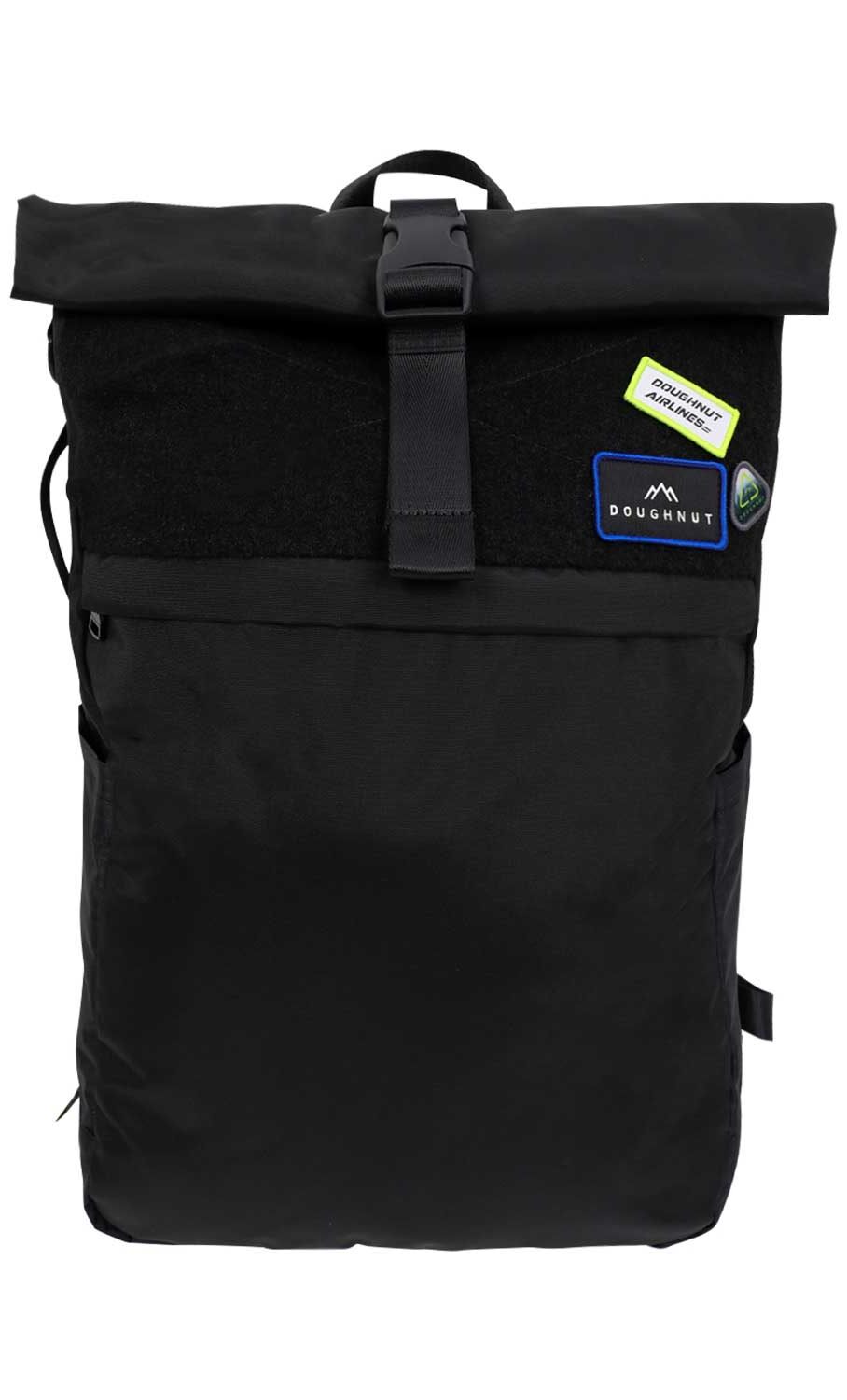 Doughnut Jetpack Doughnut Airlines Series Rolltop Rucksack - black