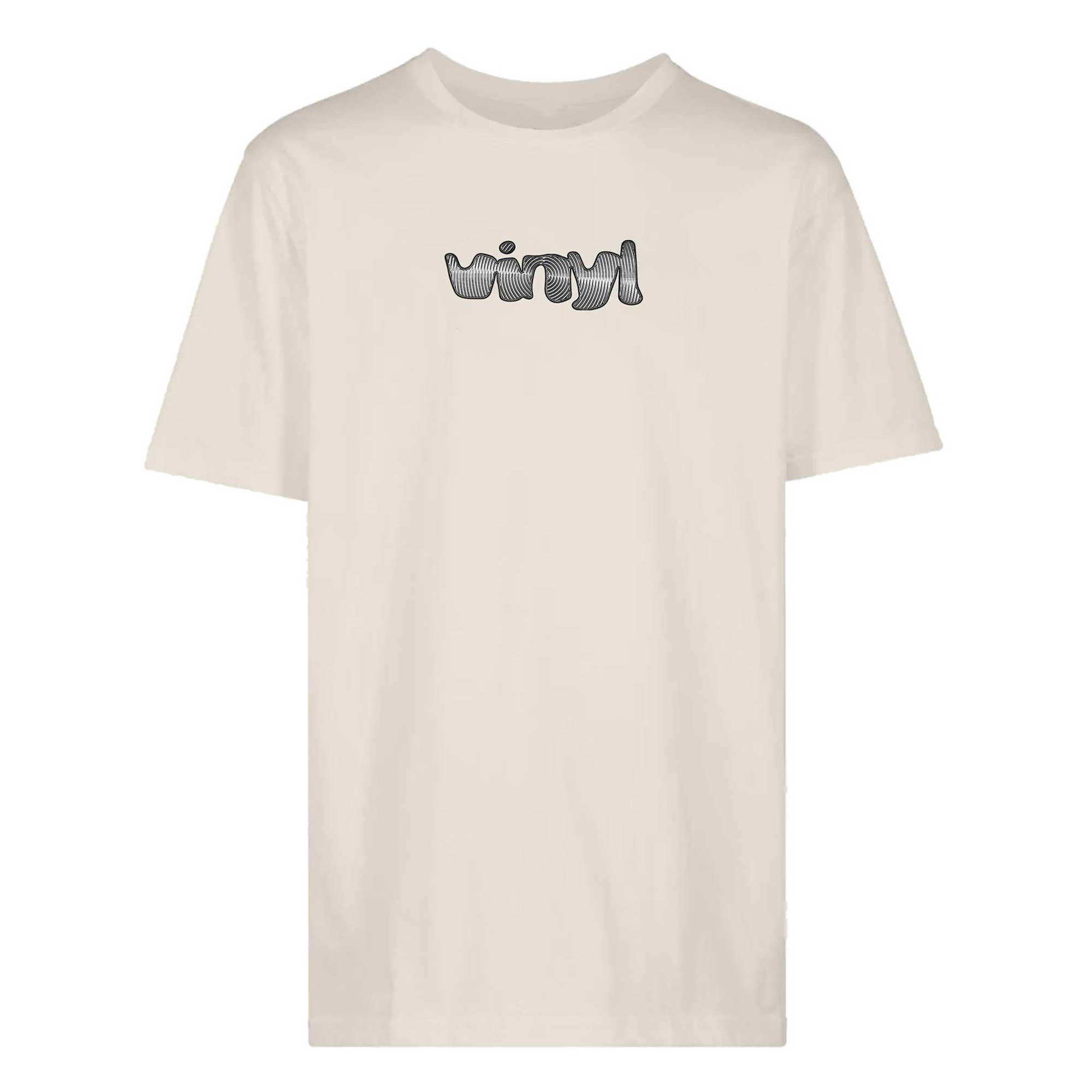 VINYL T-Shirt SPIRAL LOGO, cream L
