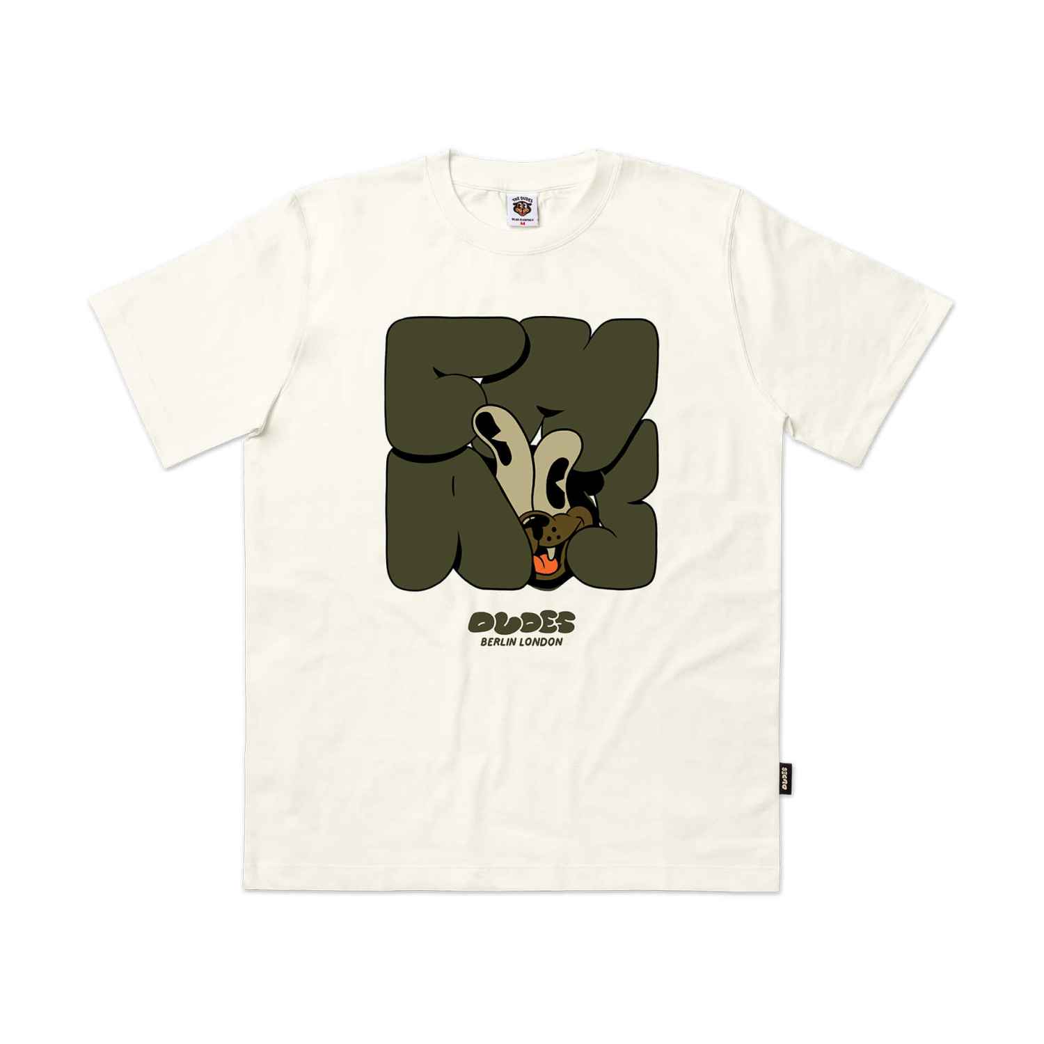 The Dudes Chaos Seasonal T-Shirt - off white XXXL