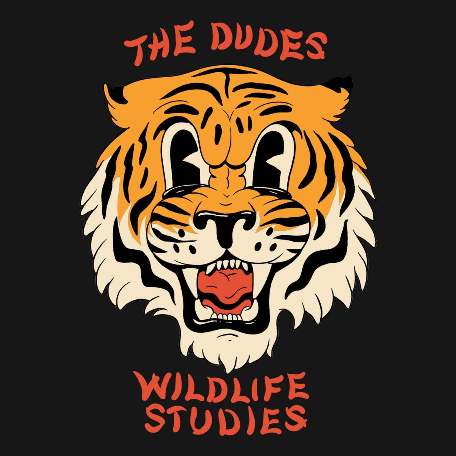 10033002-3 The Dudes Wildlife Studies Classic Sweatshirt - Almond milk XXXL