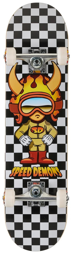 Speed Demons Komplettboard Hot Shot Checks Black/White 7,50