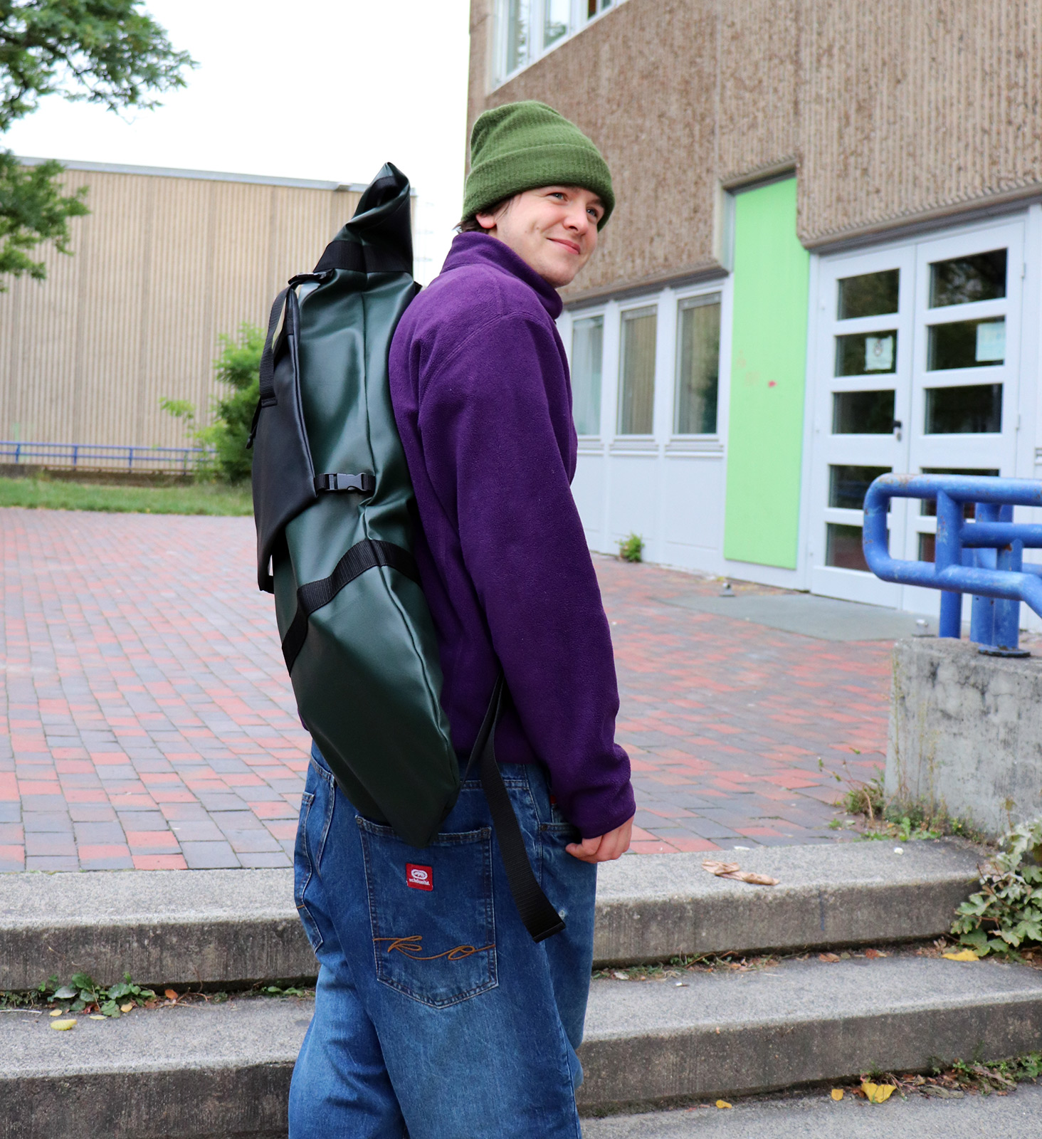 Brettretter Skateboard Crossbag 2.0 olive / black Brettretter Skateboard Crossbag 2.0 olive / black