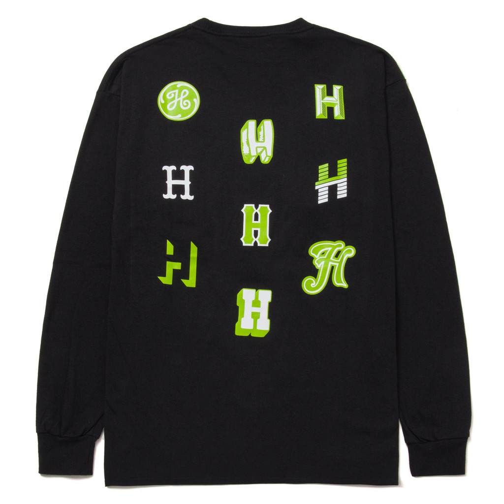 HUF Allstar Team Longsleeve - black XXL