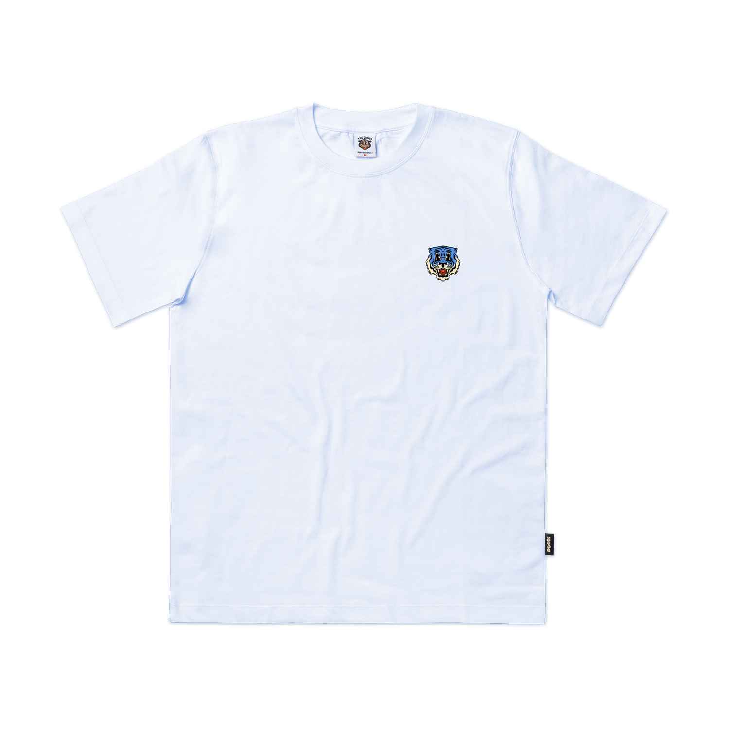 The Dudes Solo Tiger Blue Classic T-Shirt - White XXXL