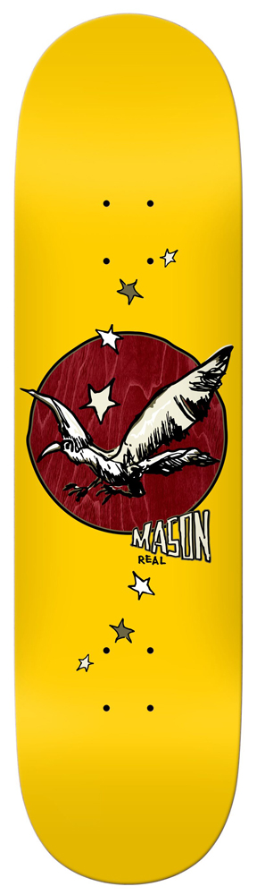 Real Skateboard Deck Mason Gonz Art Redux 8,50