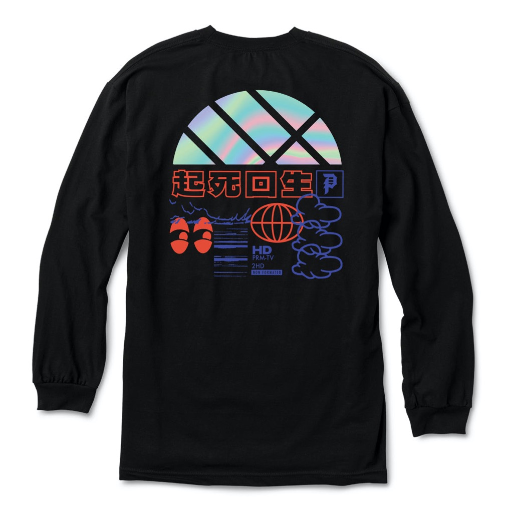 Primitive Reboot Longsleeve - black S