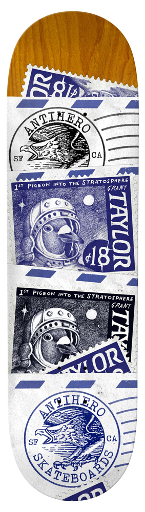 Anti Hero Skateboard Deck Taylor Postal 8,38