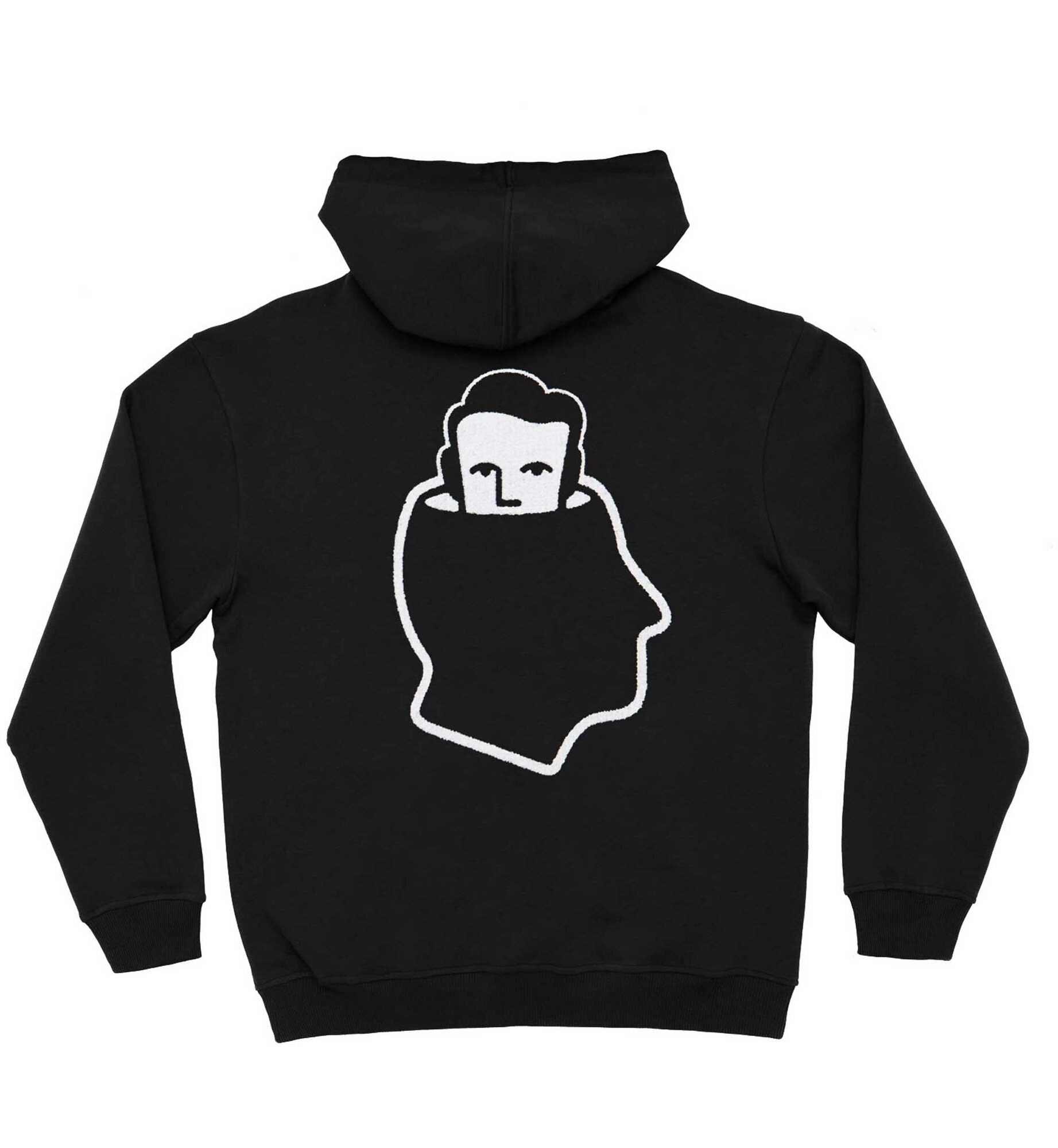 NNSNS Sweat HEAD LOGO Hooded black