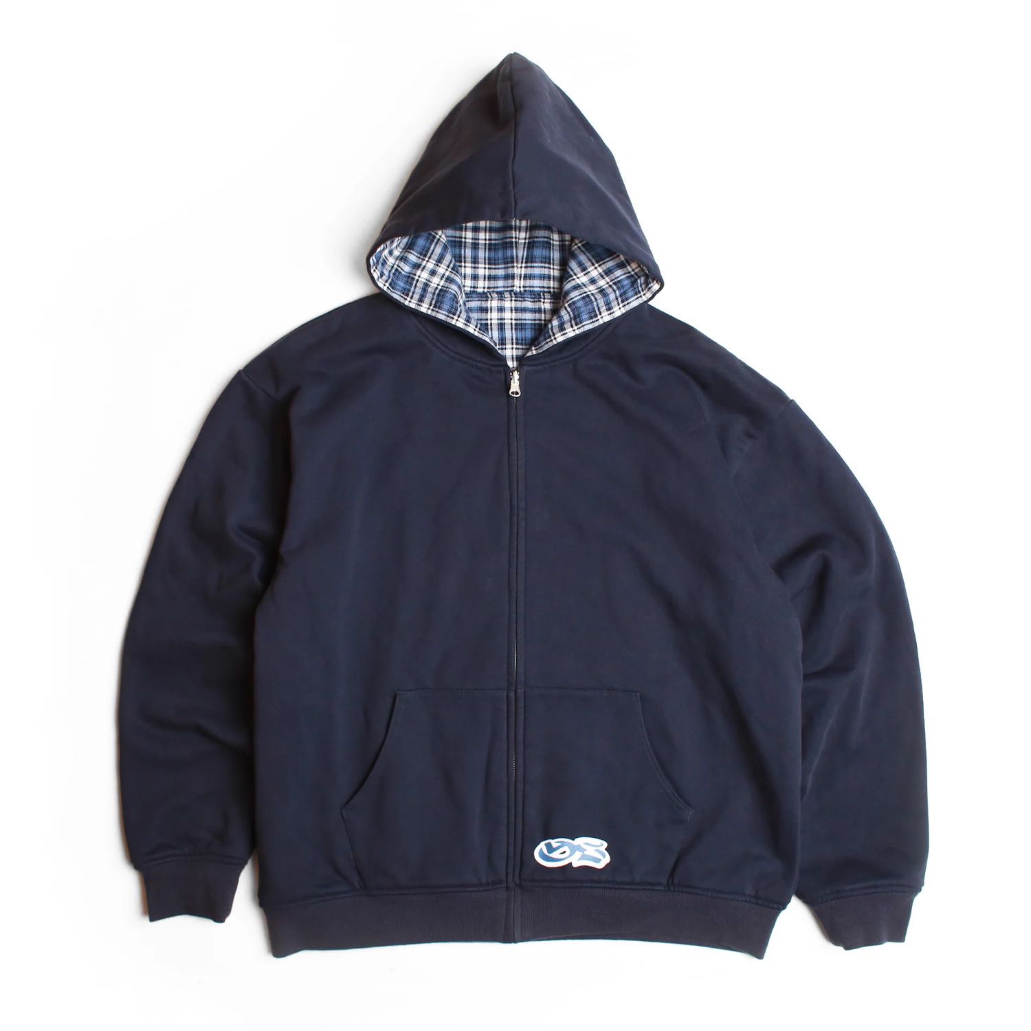 PN28801-4 Yardsale Reversible Flannel Hoodie - blue M