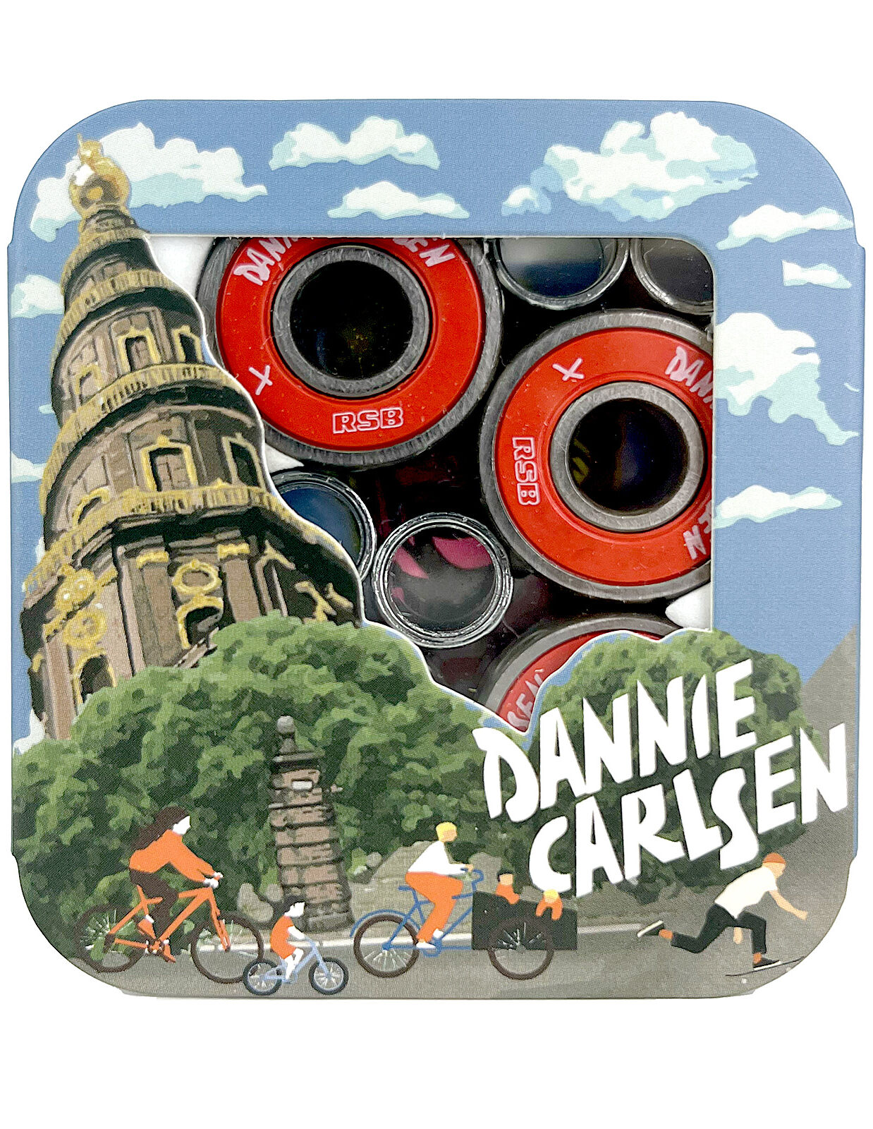 Rock Star Bearings RSB x Dannie Carlsen Collab Skateboard Ball Bearing Rock Star Bearings RSB x Dannie Carlsen Collab Skateboard Ball Bearing