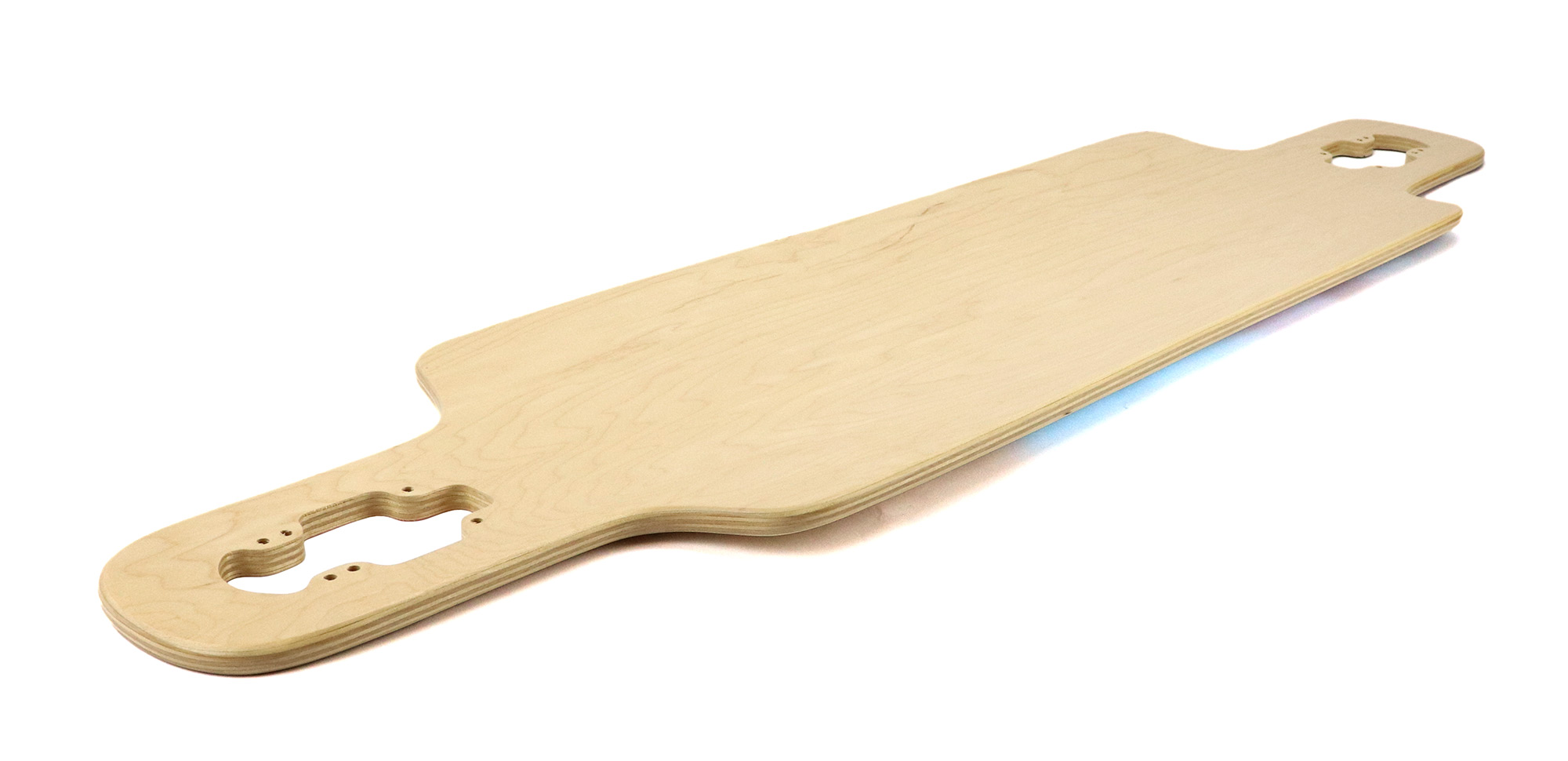 Impact Synthesis red Dropthrough Longboard-Deck 39 x 9.5