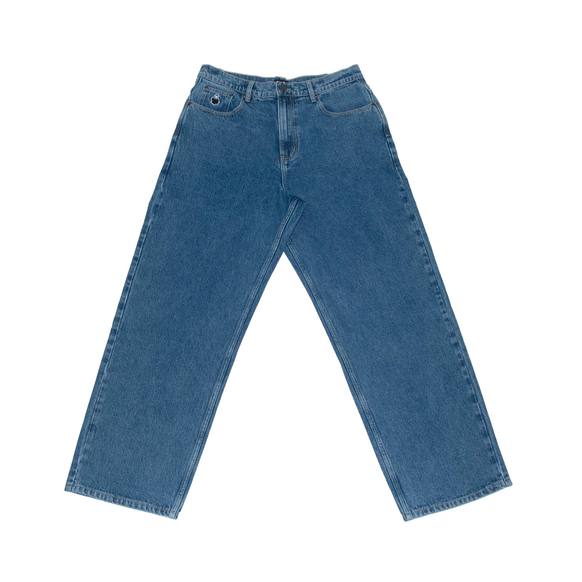 NNSNS Pant BIGGERFOOT DENIM blue washed NNSNS Pant BIGGERFOOT DENIM, blue washed 36/34