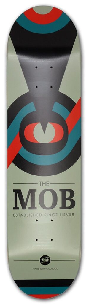 MOB Skateboards Eyechart Deck - 8.125