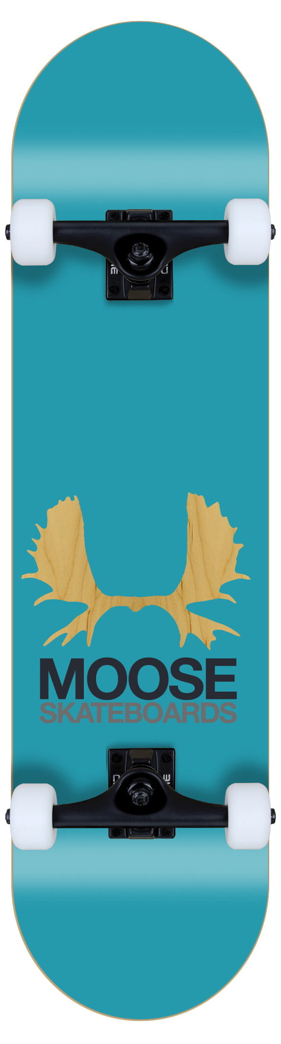 Moose complete Skateboard Antlers blue 8.37