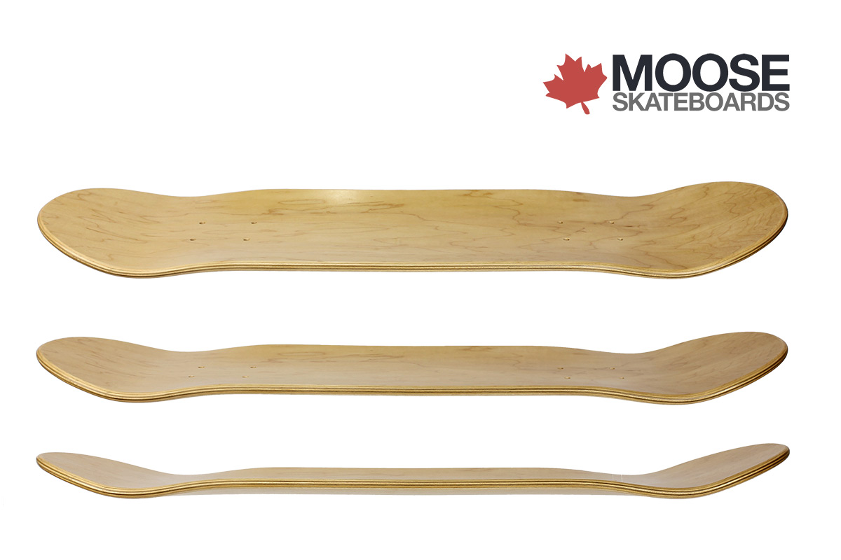 Moose Blank Skateboard Deck Mid 7.125