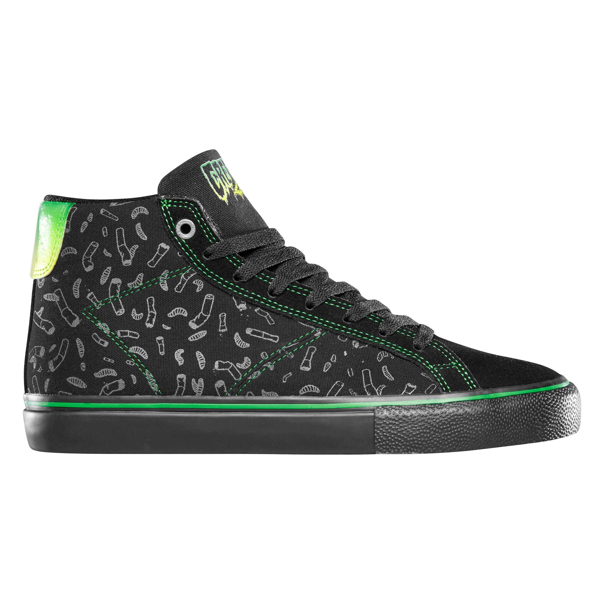 EMERICA Shoe OMEN HI X CREATURE bla/bla, black/black 10