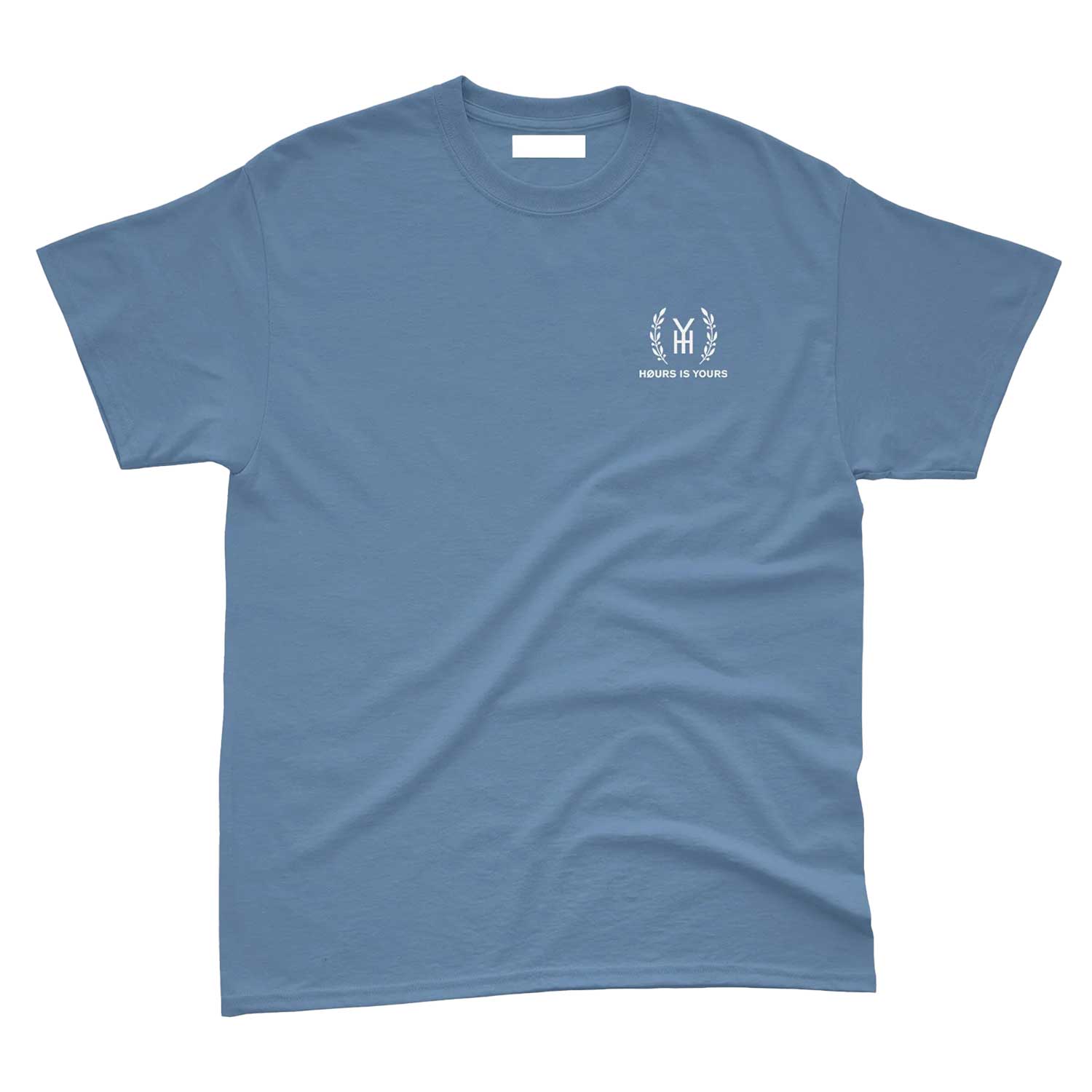 Hours Is Yours Monogram T-Shirt - modern blue XL
