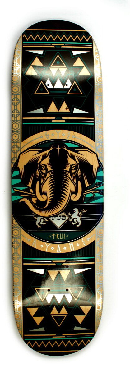 FUA Elephant turquoise Skateboard Deck
