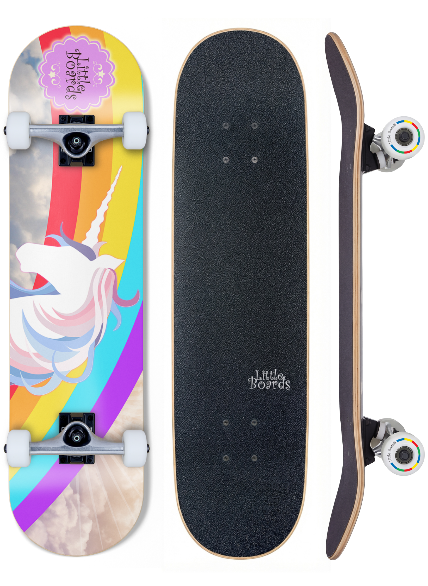 Little Boards Kinder Skateboard Unicorn 7.3