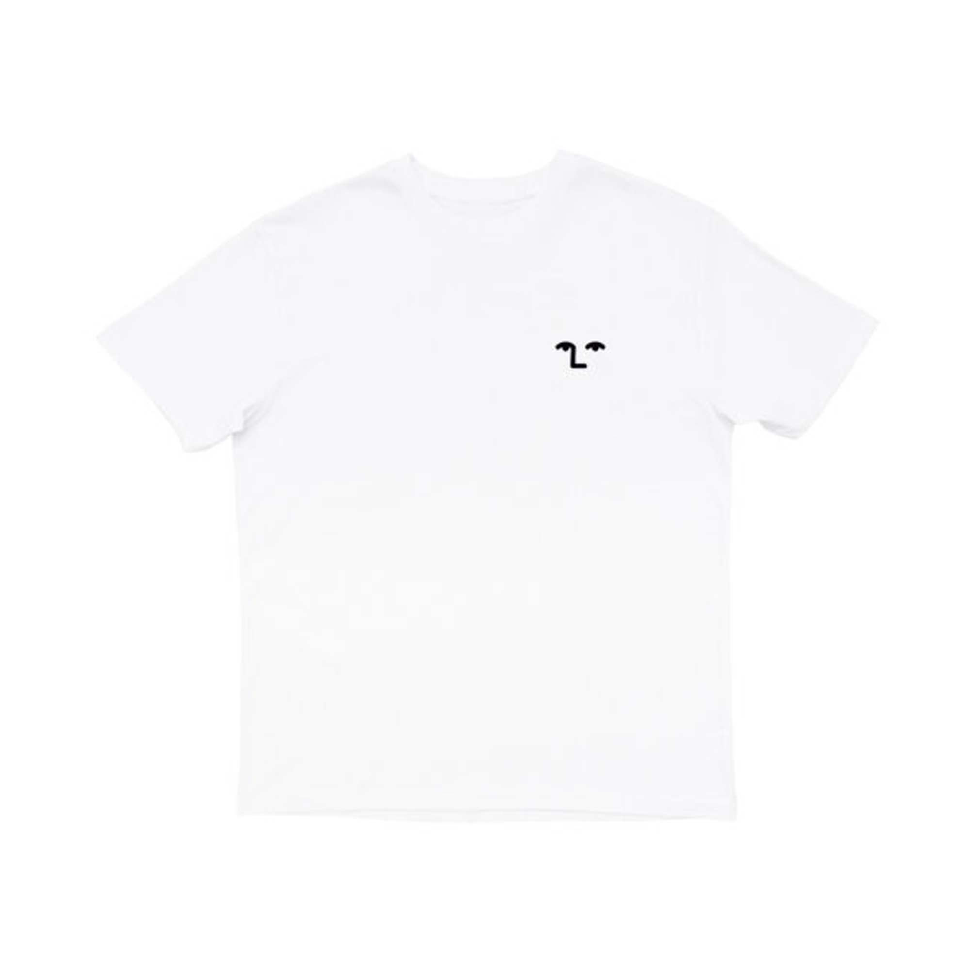NNSNS T-Shirt FACE OFF EMBROIDERED blanc