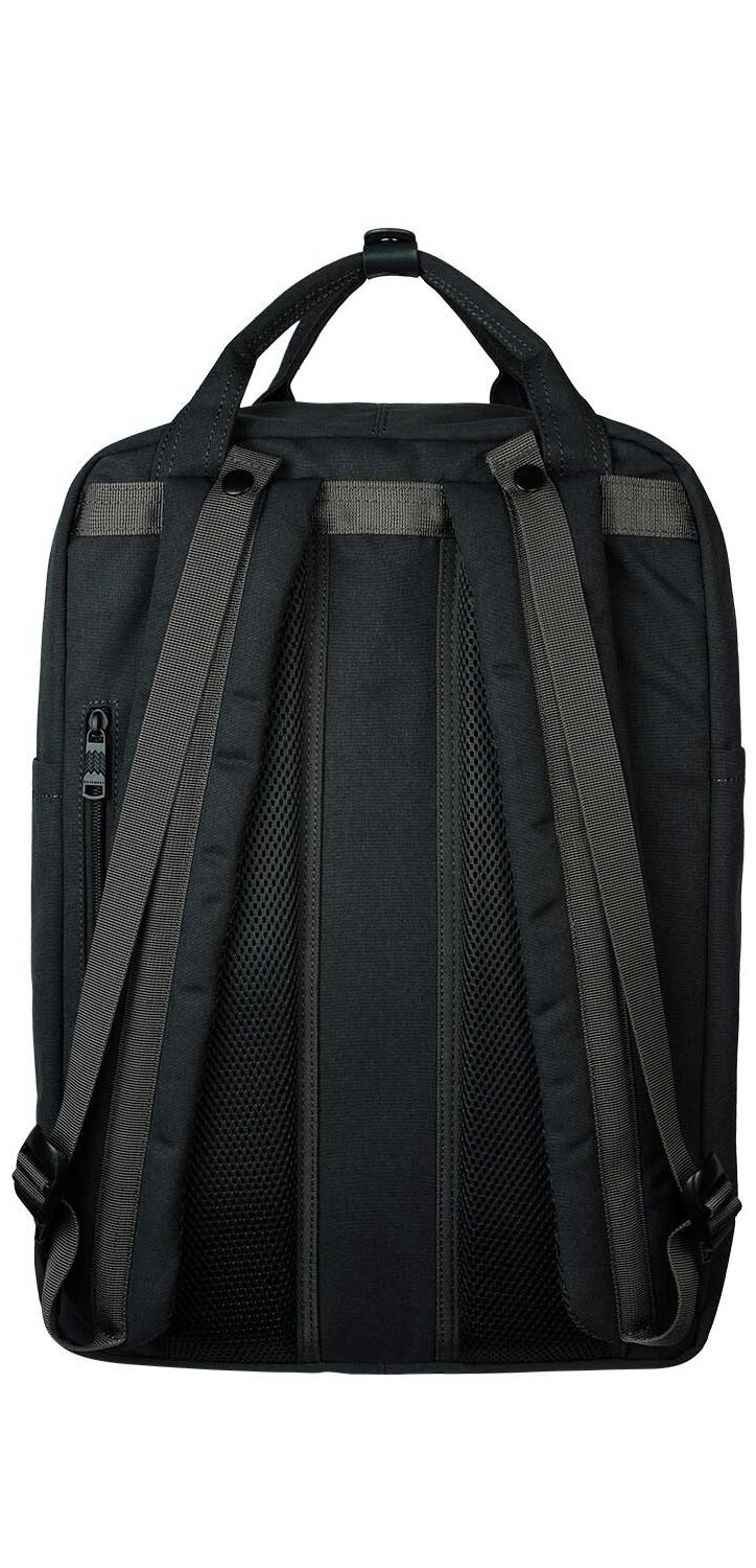 Doughnut Macaroon Large Meditative Dark Rucksack - ground