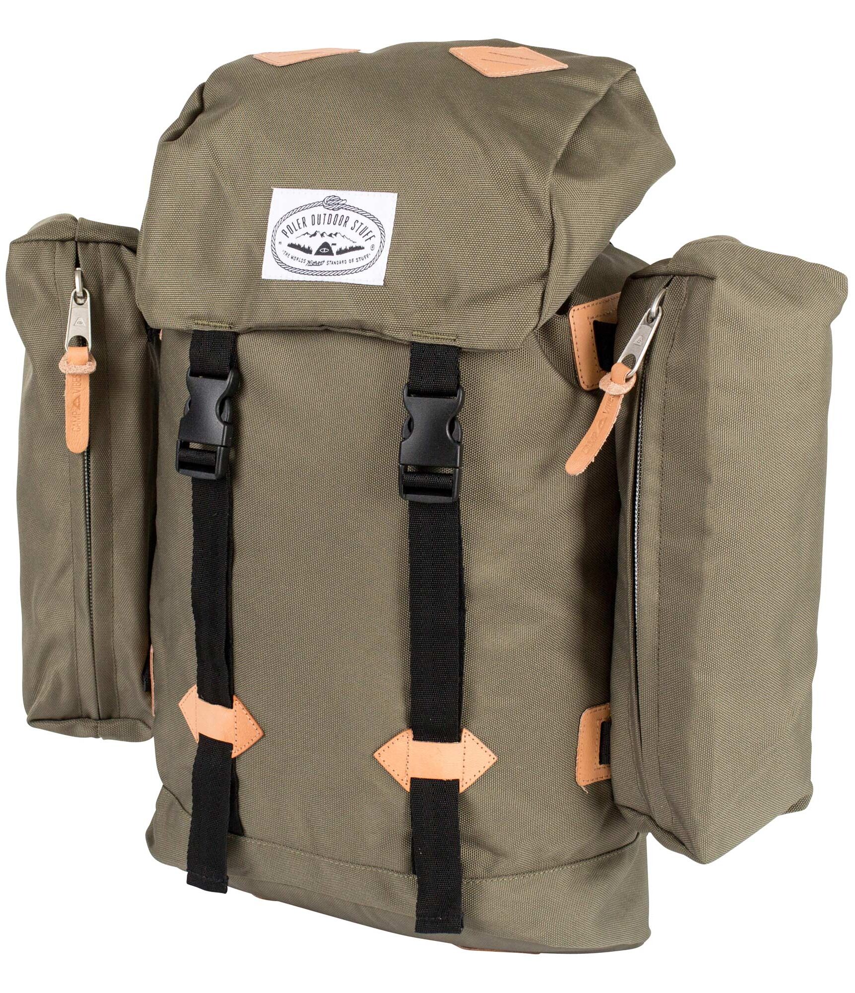 POLER Bag RETRO (CLASSIC) RUCKSACK, burnt olive SP17