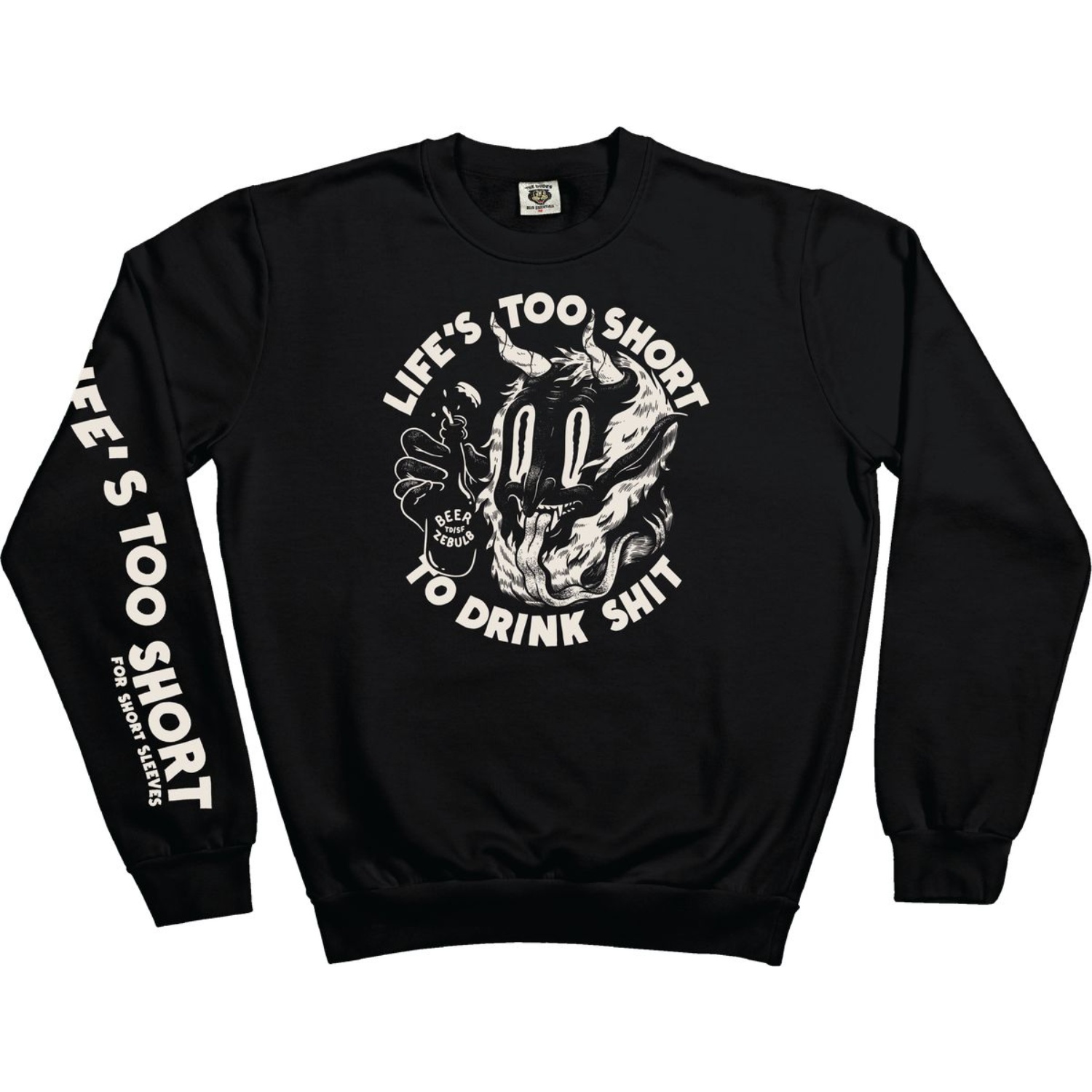 The Dudes Too Short Drinks Classic Sweatshirt - black XXL
